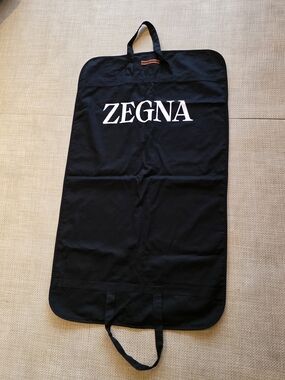 Ermenegildo Zegna Black Garment Bag Travel Suit Carrier Large